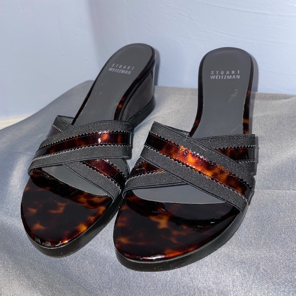 Stuart Weitzman Wedged Slip Ons